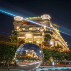 The Fullerton Hotel At Night