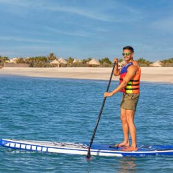 Al Hamra Beach Paddle Boarding