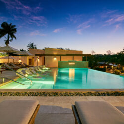 Main Pool at Night - Calabash Hotel Grenada