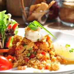 Seafood Quinoa Paella - Absolute Sanctuary, Koh Samui